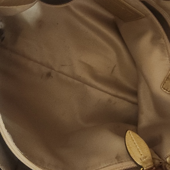 Coach Gold and Brown Signature Tote Bag REHAB BAG VGUC - Picture 11 of 11